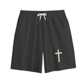Not By Sight Sweat Shorts | Cross