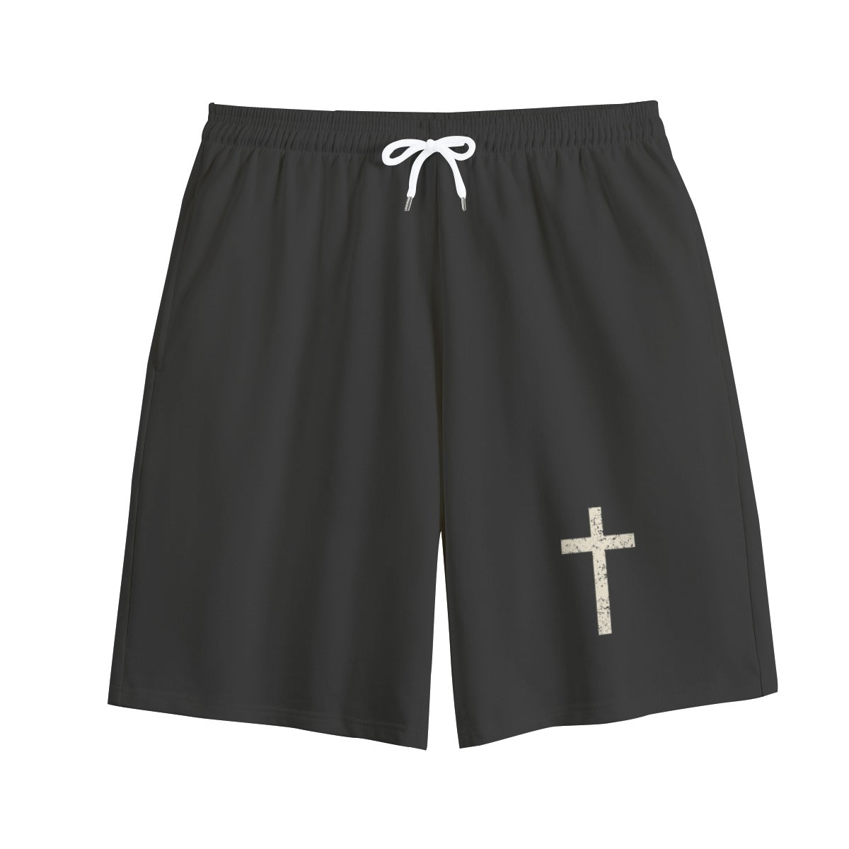 Not By Sight Sweat Shorts | Cross