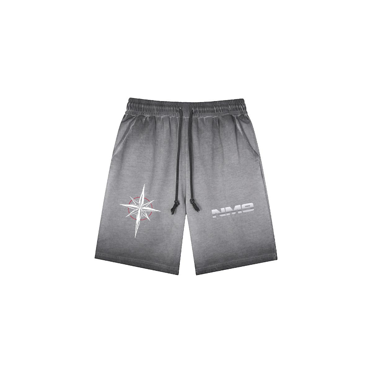 NM9 Hellfire Collection Heavyweight Sweat Shorts | It's In My Blood | Grey