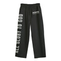 NM9 Signature Series Open Hem Sweatpants | All Glory To God | Black