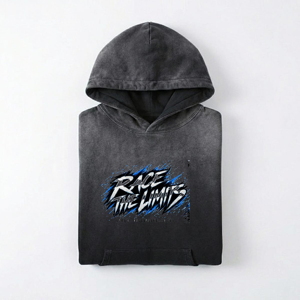 NM9 Executive Collection Heavyweight Hoodie | Race The Limits | Black