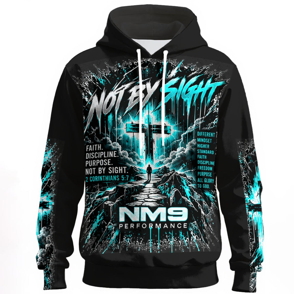 NM9 Ice Collection Hoodie | Not By Sight Series | Black