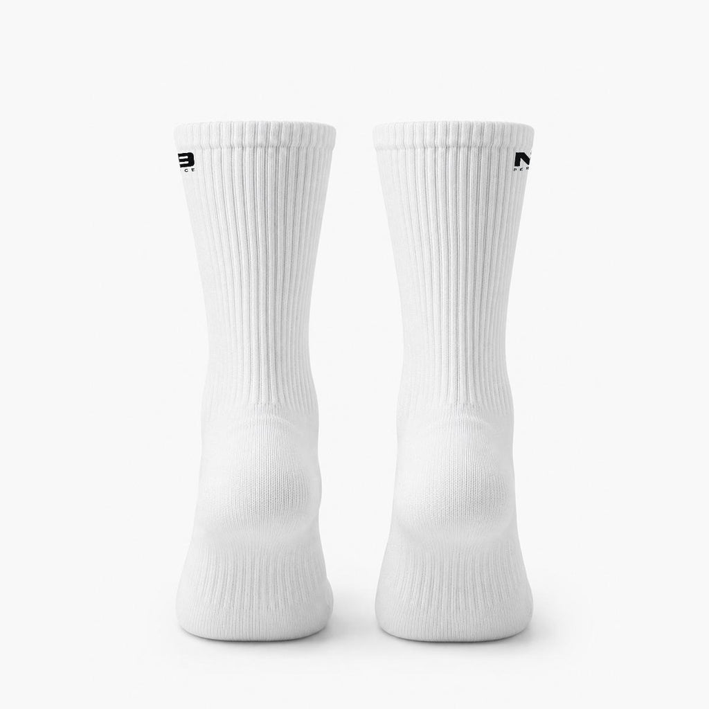 NM9 Crew Socks | White