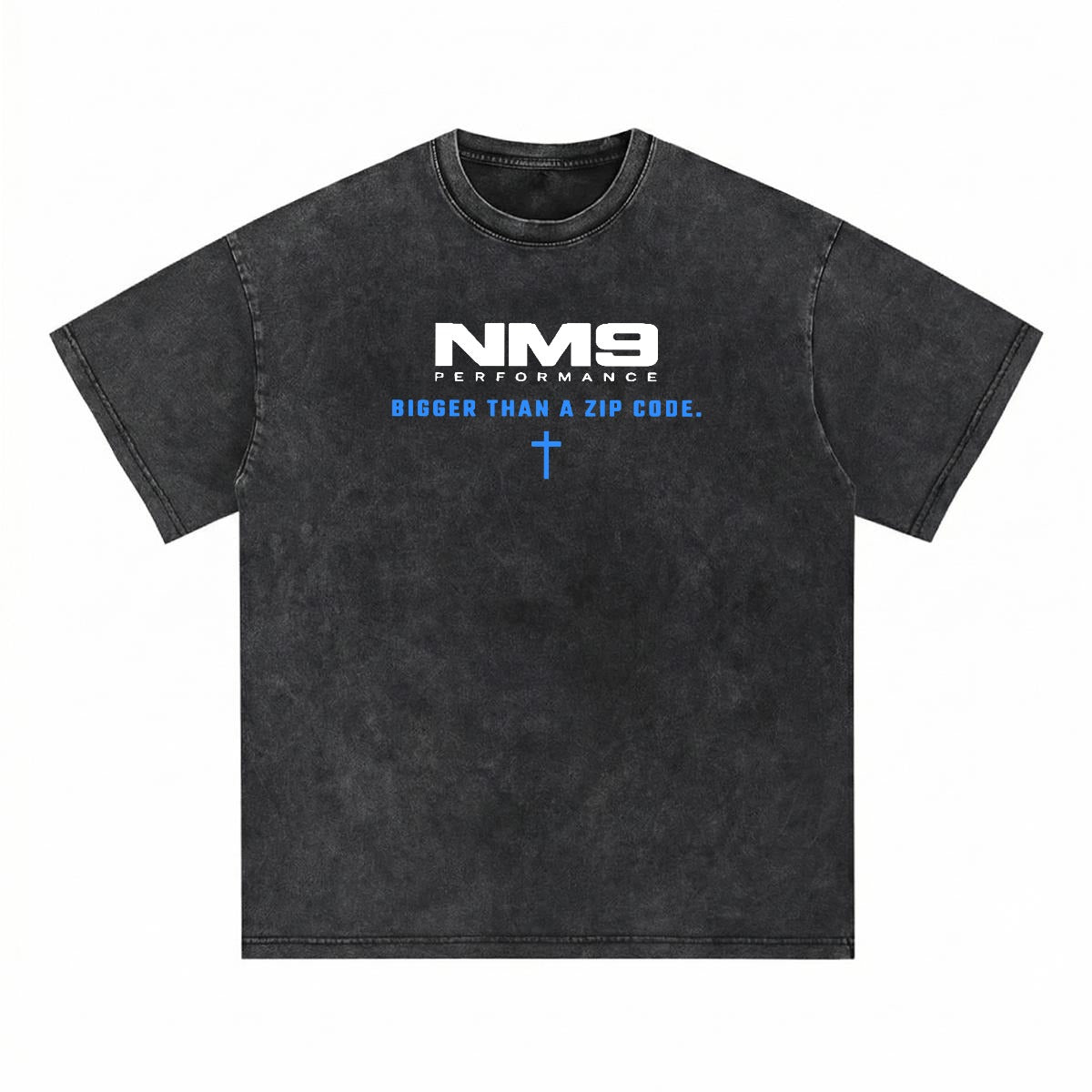 NM9 Performance Heavyweight Tee | Global | Black