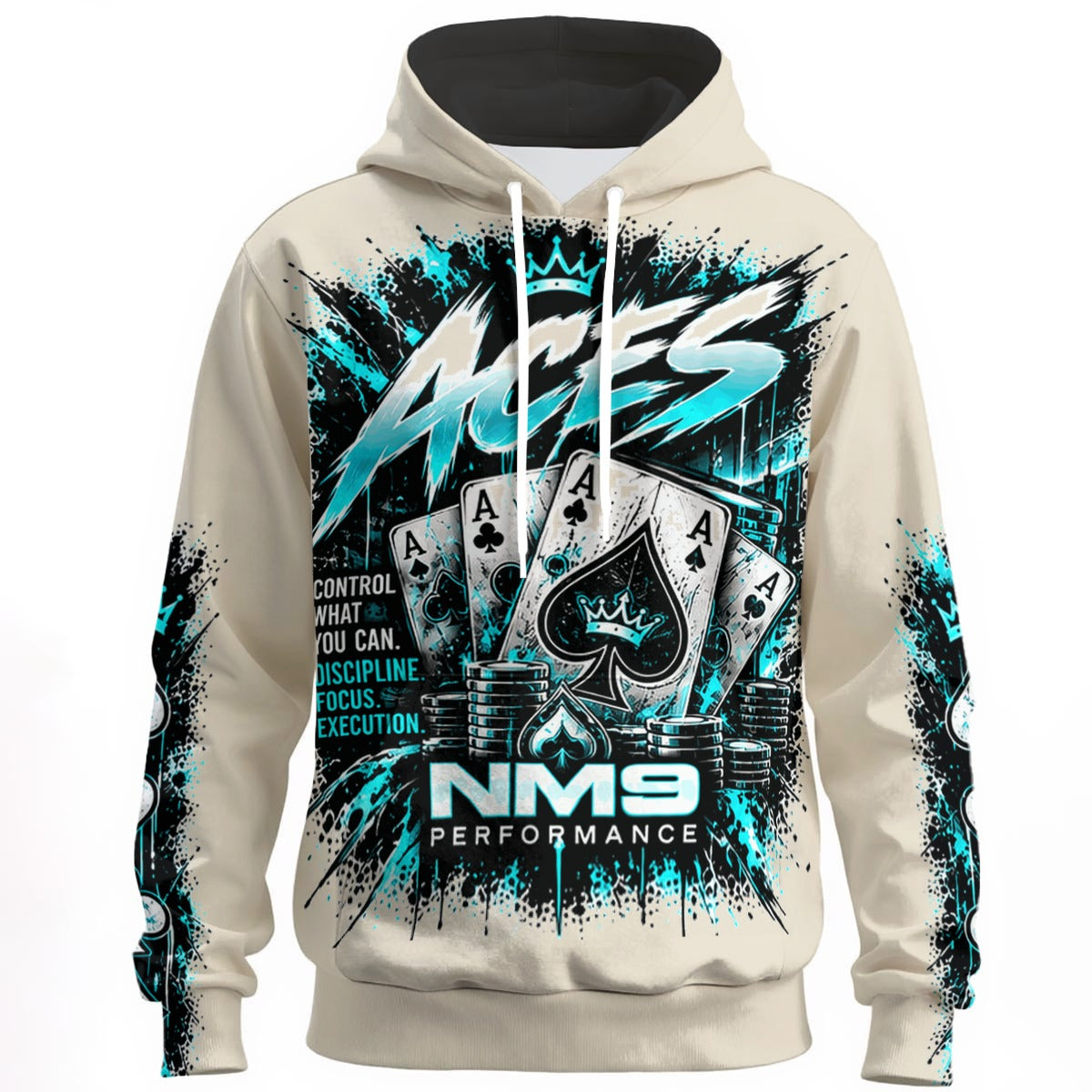 NM9 Ice Collection Hoodie | Aces Series | Bone