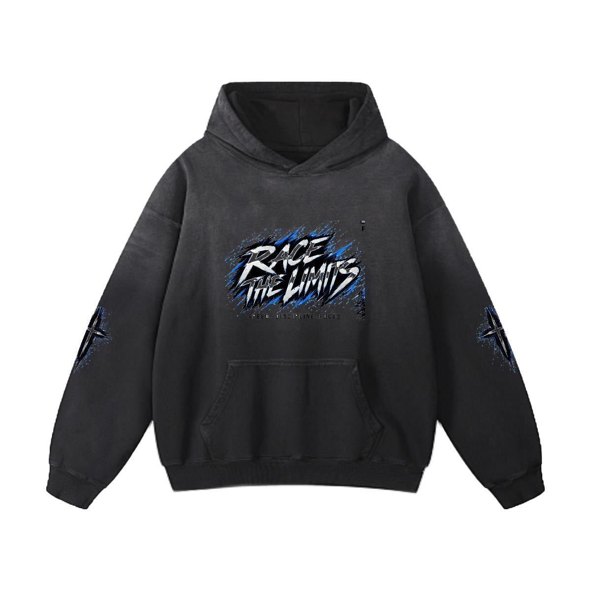 NM9 Executive Collection Heavyweight Hoodie | Race The Limits | Black