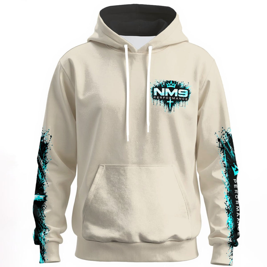 NM9 Ice Collection Hoodie | Girls Built Different Chest | Bone