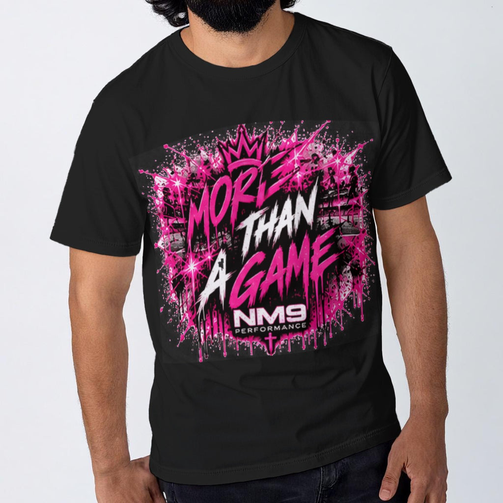 NM9 Pink Collection Tee | More Than A Game | Black