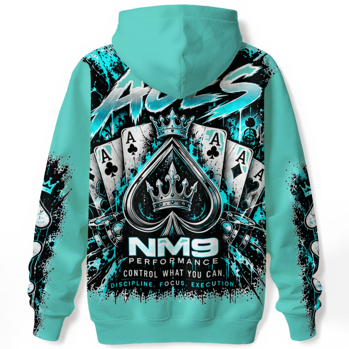 NM9 Ice Collection Hoodie | Aces Series | Ice Teal