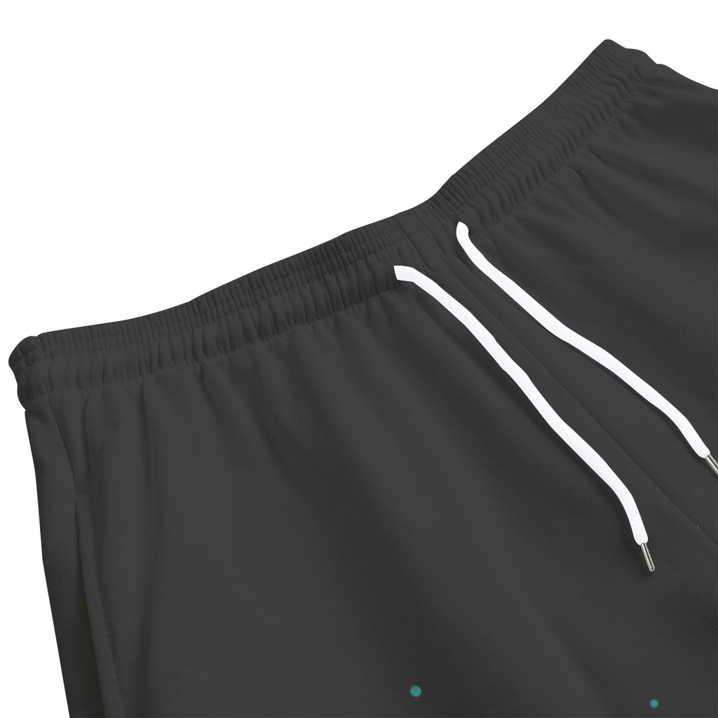 NM9 Ice Collection Sweat Shorts | Cross | Black