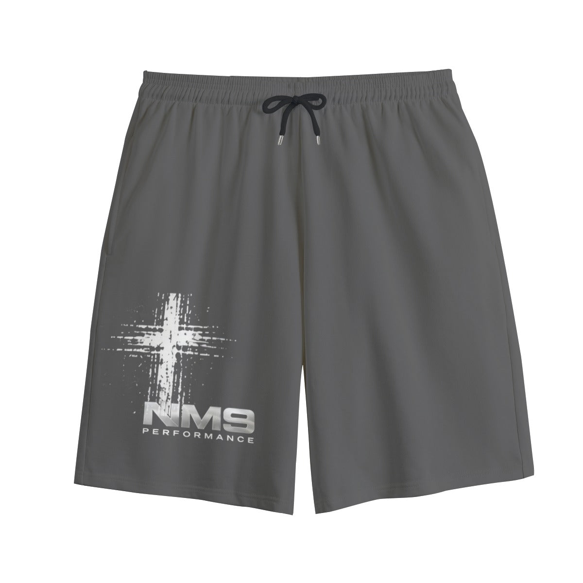 NM9 Signature Series Sweat Shorts | Discipline Builds Freedom | Steel Gray