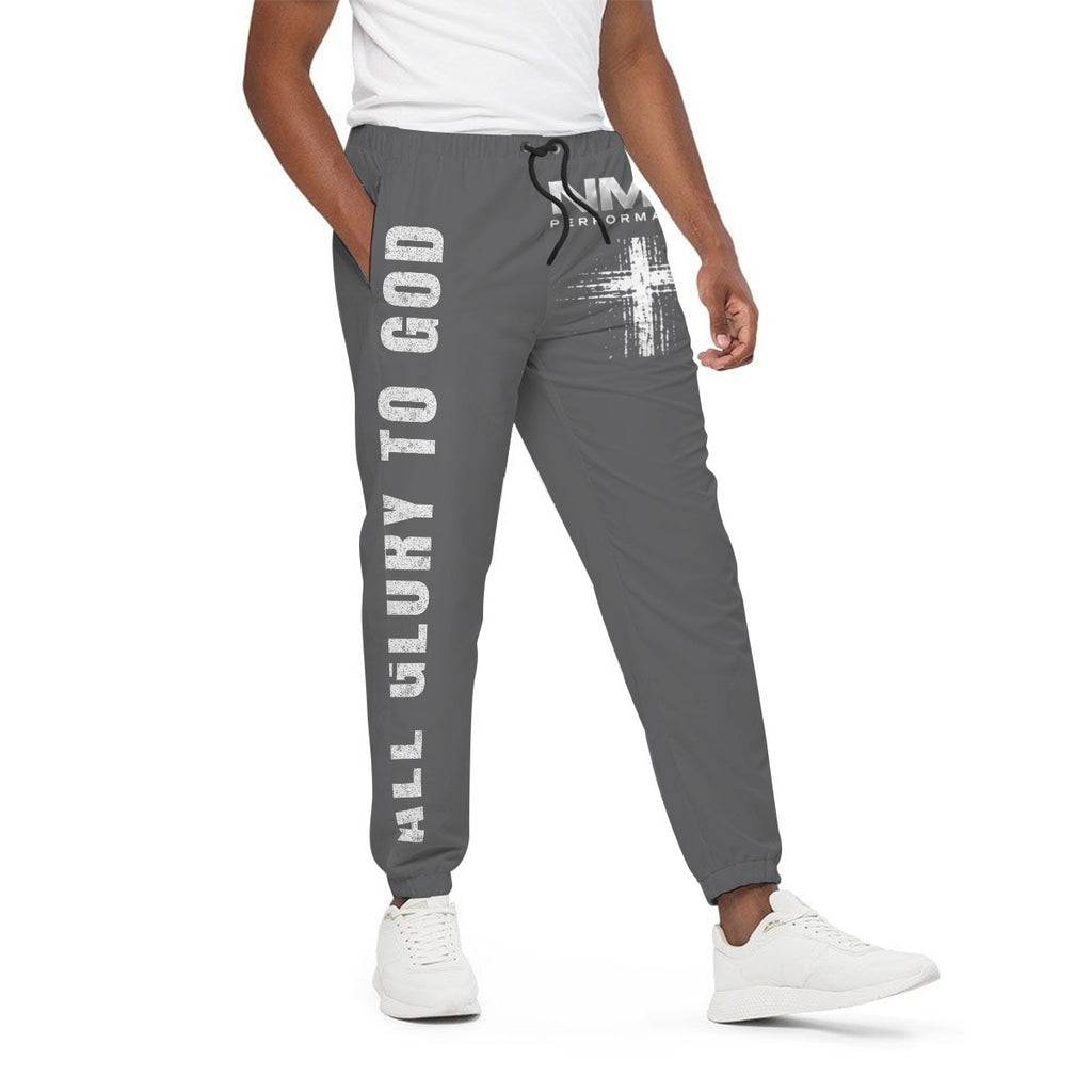 NM9 Signature Series Joggers | All Glory To God | Steel Gray