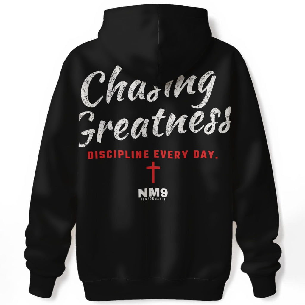 NM9 Performance Hoodie | Chasing Greatness | Black
