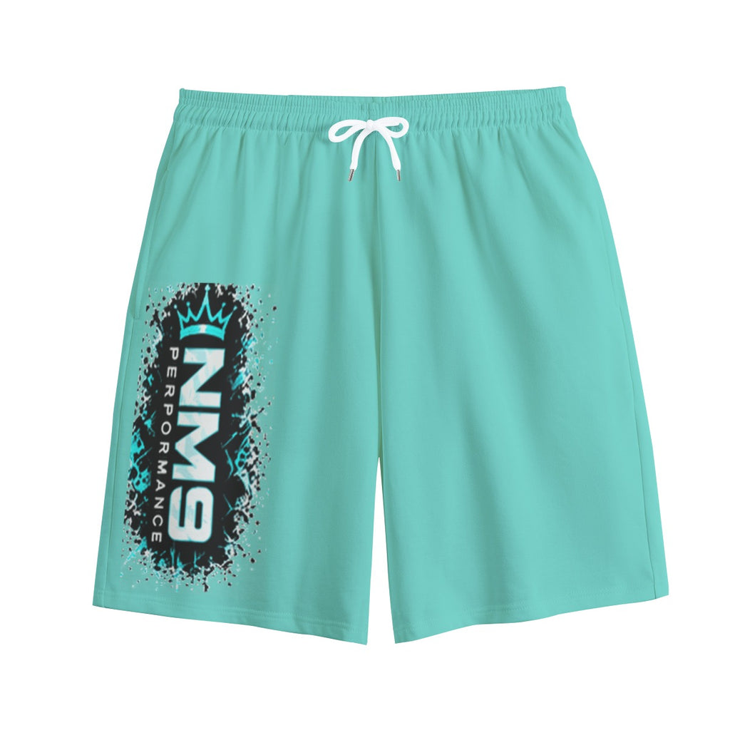NM9 Ice Collection Sweat Shorts | More Than A Game Series | Ice Teal
