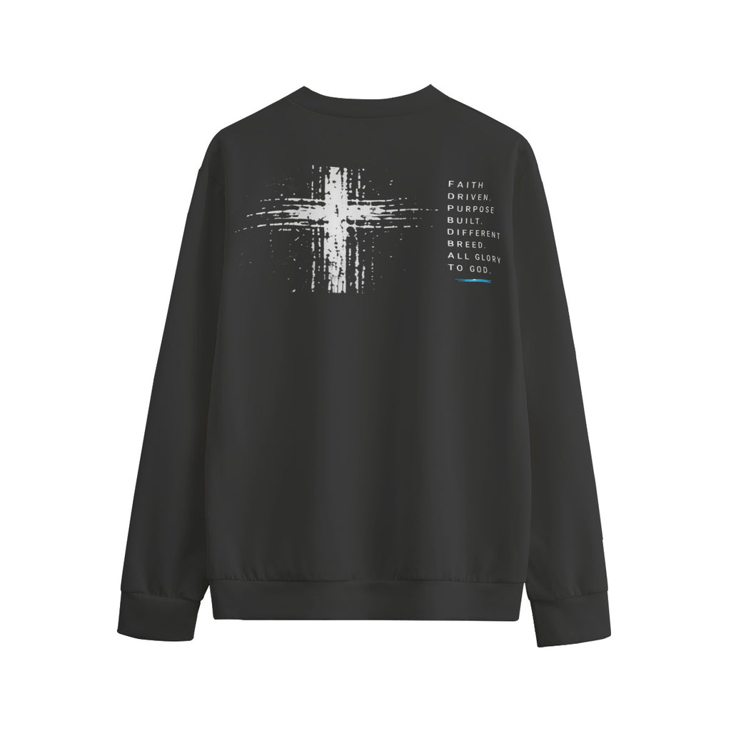 NM9 Signature Series Crewneck | Faith Driven | Black