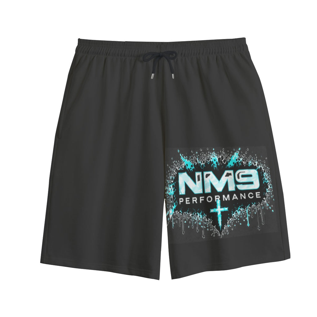 NM9 Ice Collection Sweat Shorts | God's Plan Series | Black