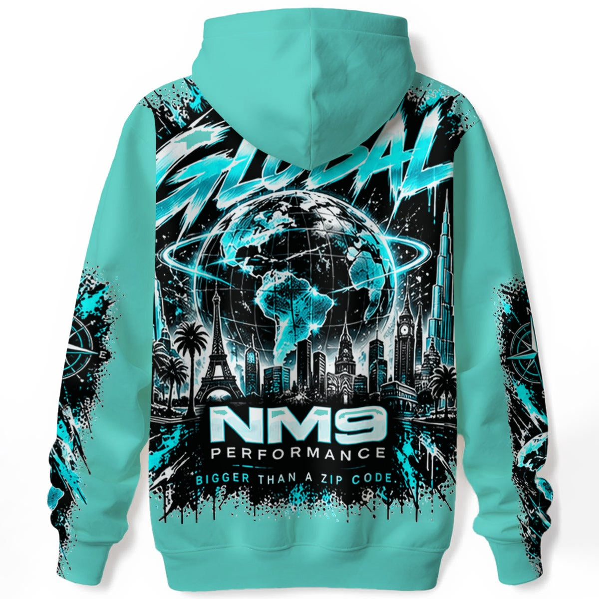 NM9 Ice Collection Hoodie | Global Series | Ice Teal