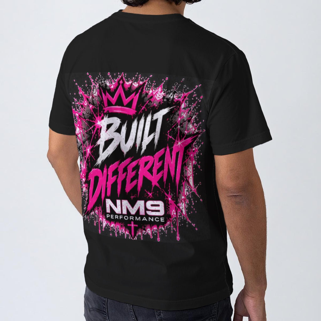 NM9 Pink Collection Tee | Built Different | Black