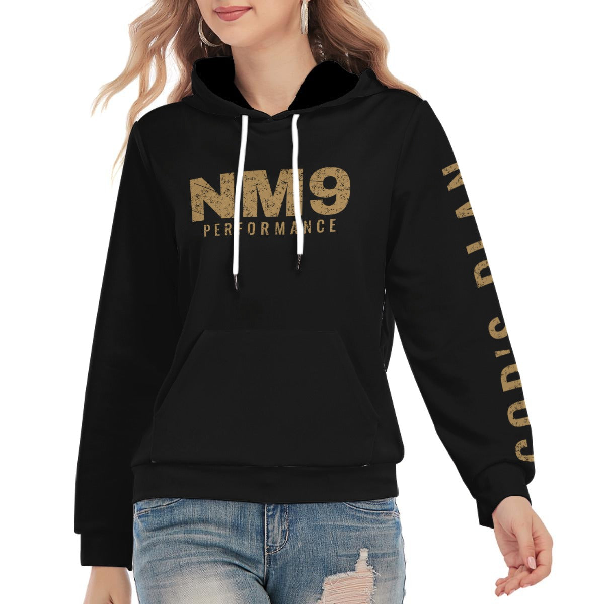 God's Plan Hoodie | NM9 Performance + Sleeve | Black