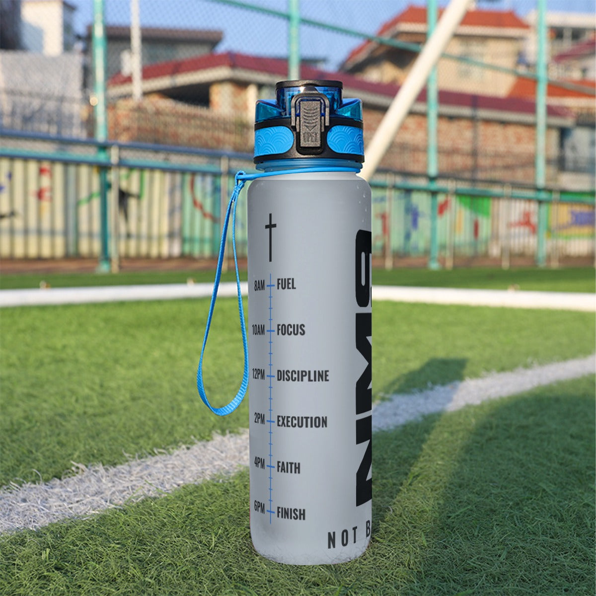 NM9 Sport Water Bottle 32oz | Grey/Black