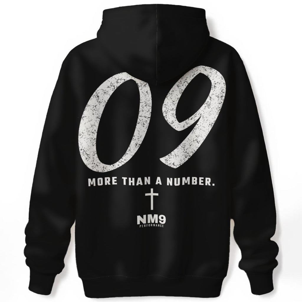 NM9 Performance Hoodie | 09 More Than A Number | Black