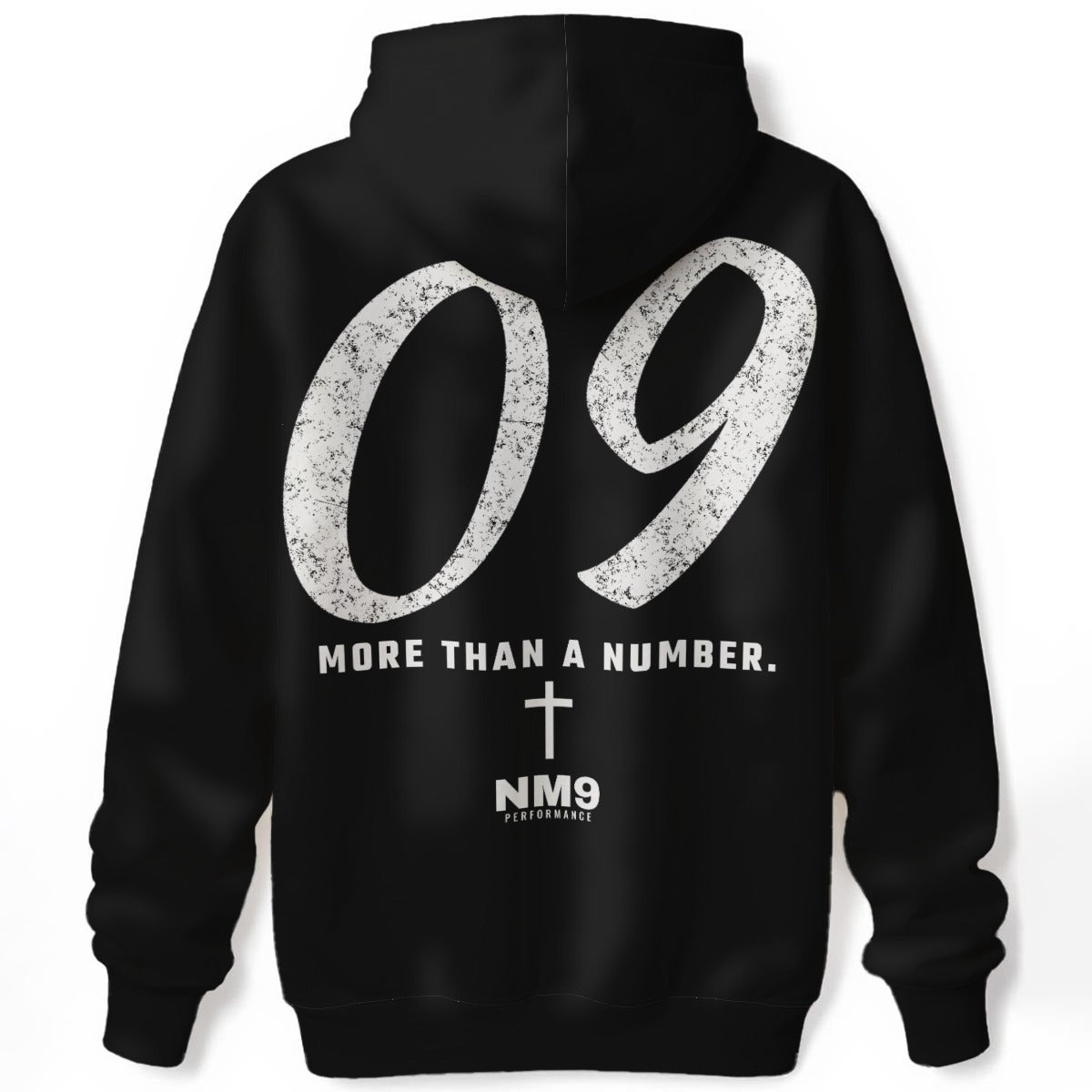 NM9 Performance Hoodie | 09 More Than A Number | Black