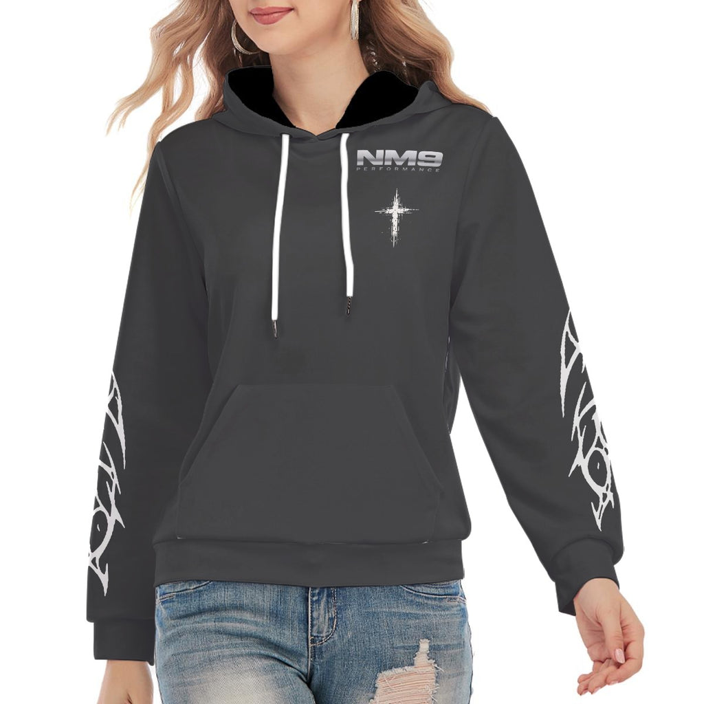 NM9 Hellfire Collection Hoodie | It's In My Blood | Steel Gray