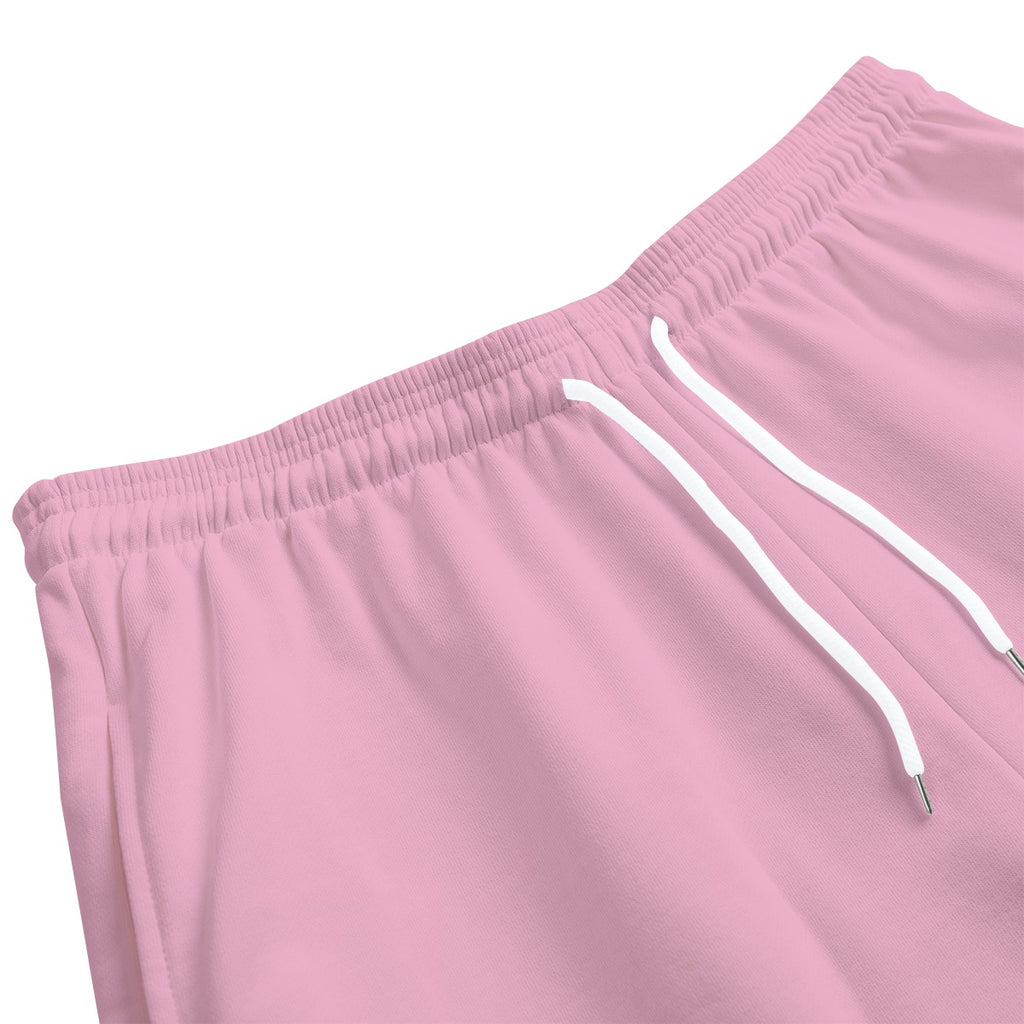 NM9 Pink Collection Sweat Shorts | Girls Built Different | Light Pink