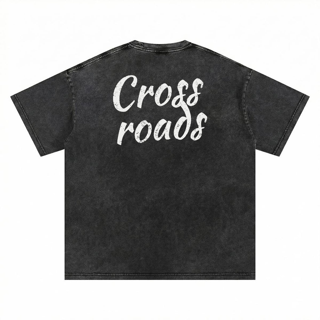NM9 Performance Heavyweight Tee | Crossroads | Black