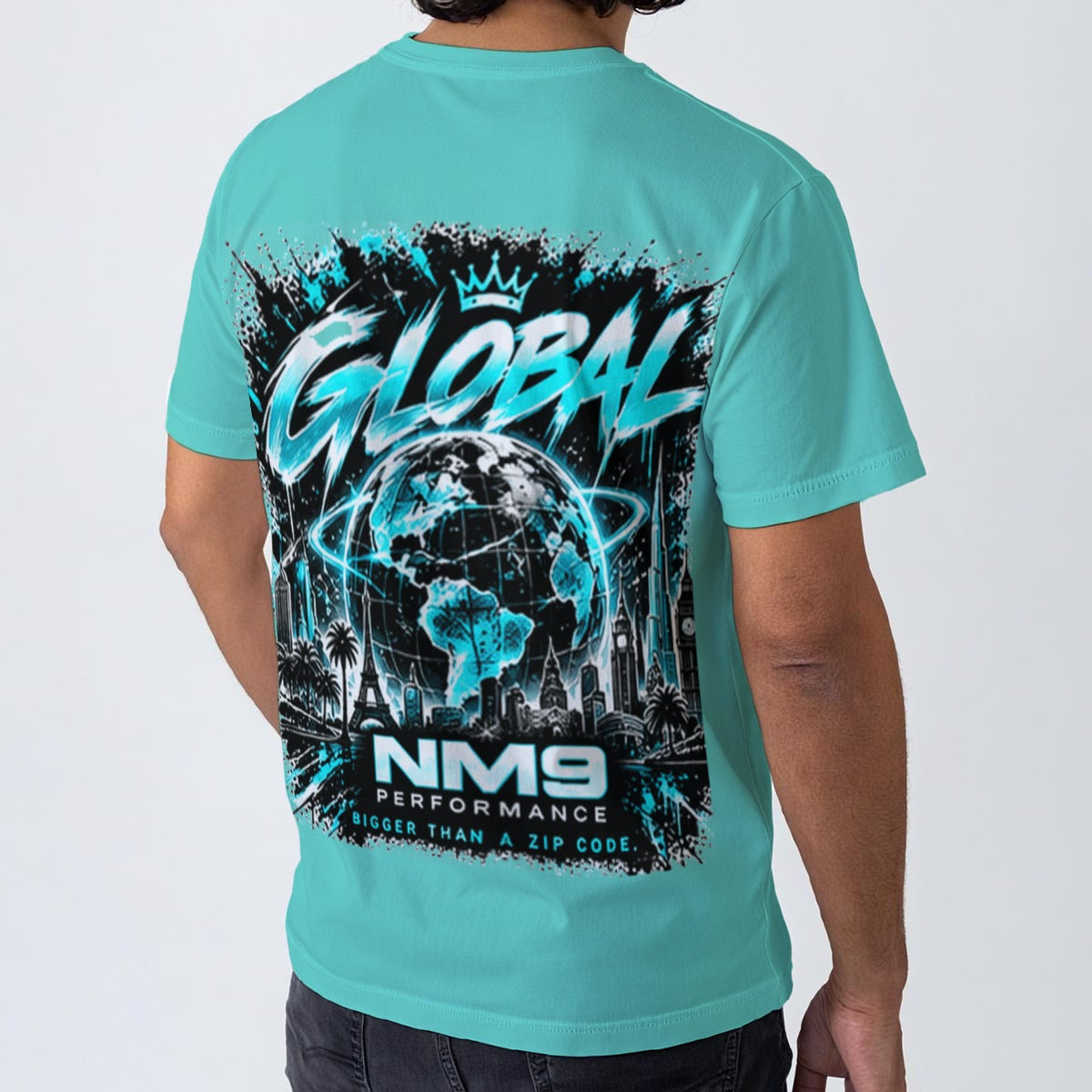 NM9 Ice Collection Tee | Global Series | Ice Teal