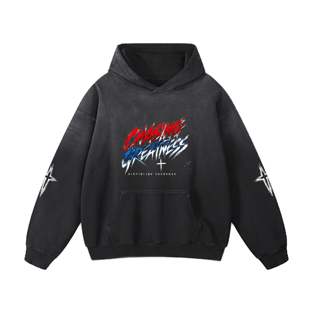 NM9 Executive Collection Heavyweight Hoodie | Chasing Greatness | Black