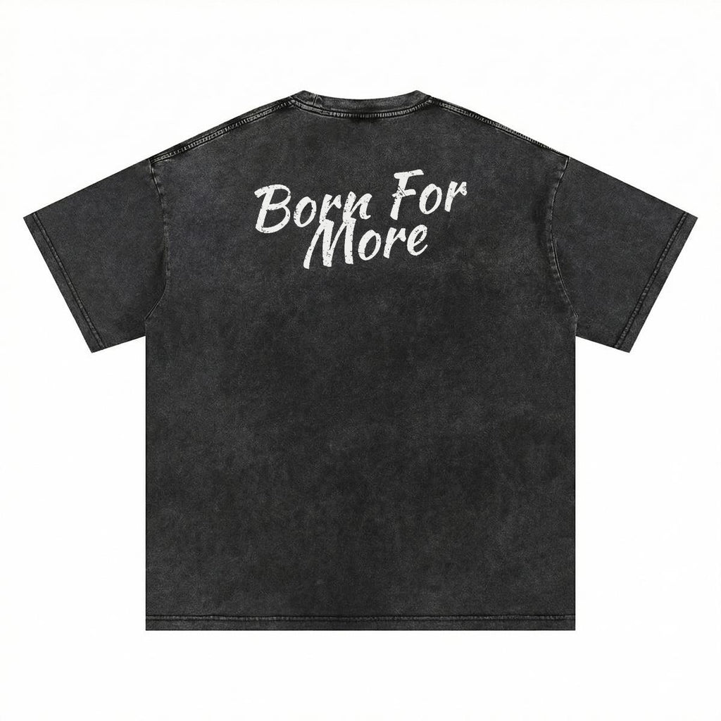 NM9 Performance Heavyweight Tee | Born For More | Black