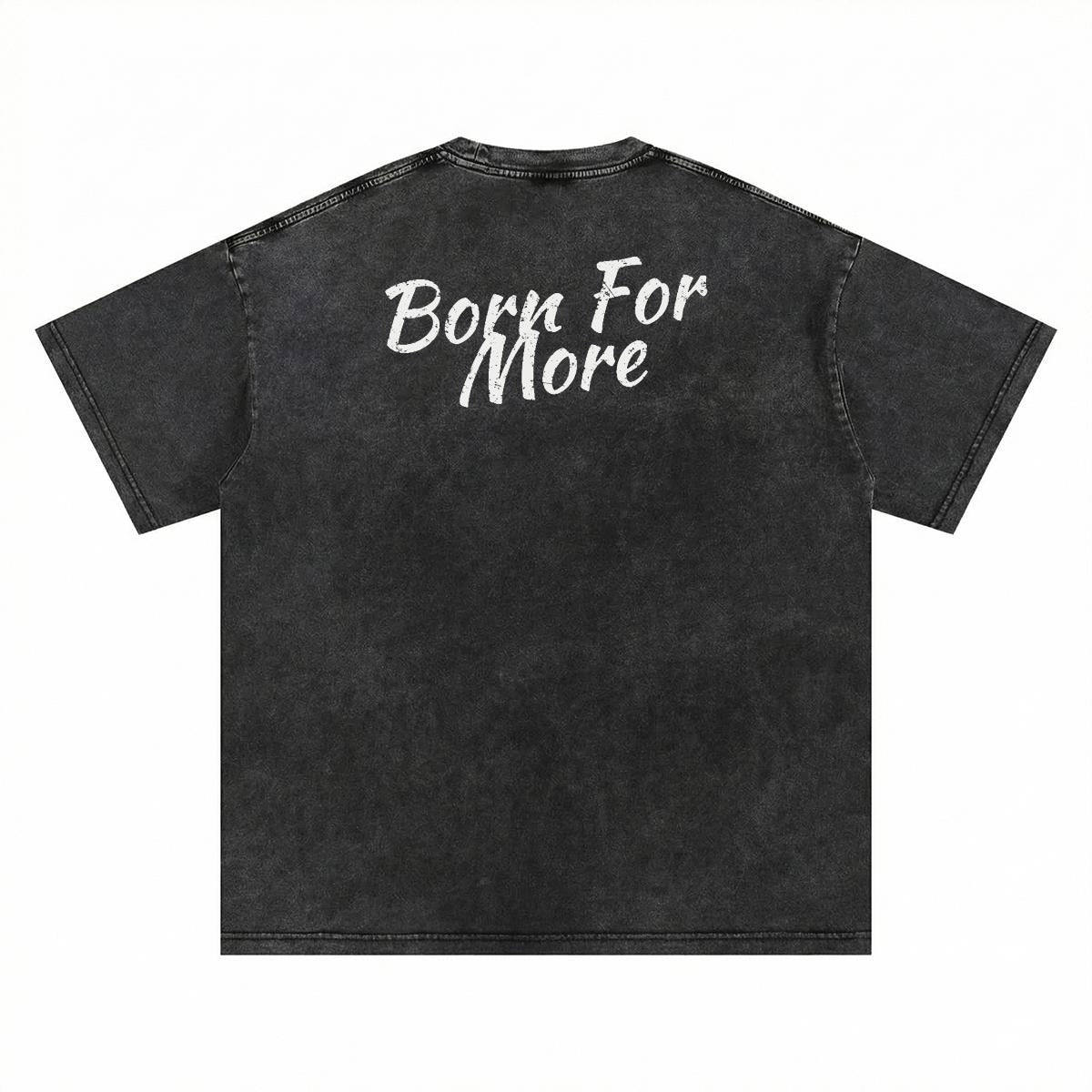 NM9 Performance Heavyweight Tee | Born For More | Black
