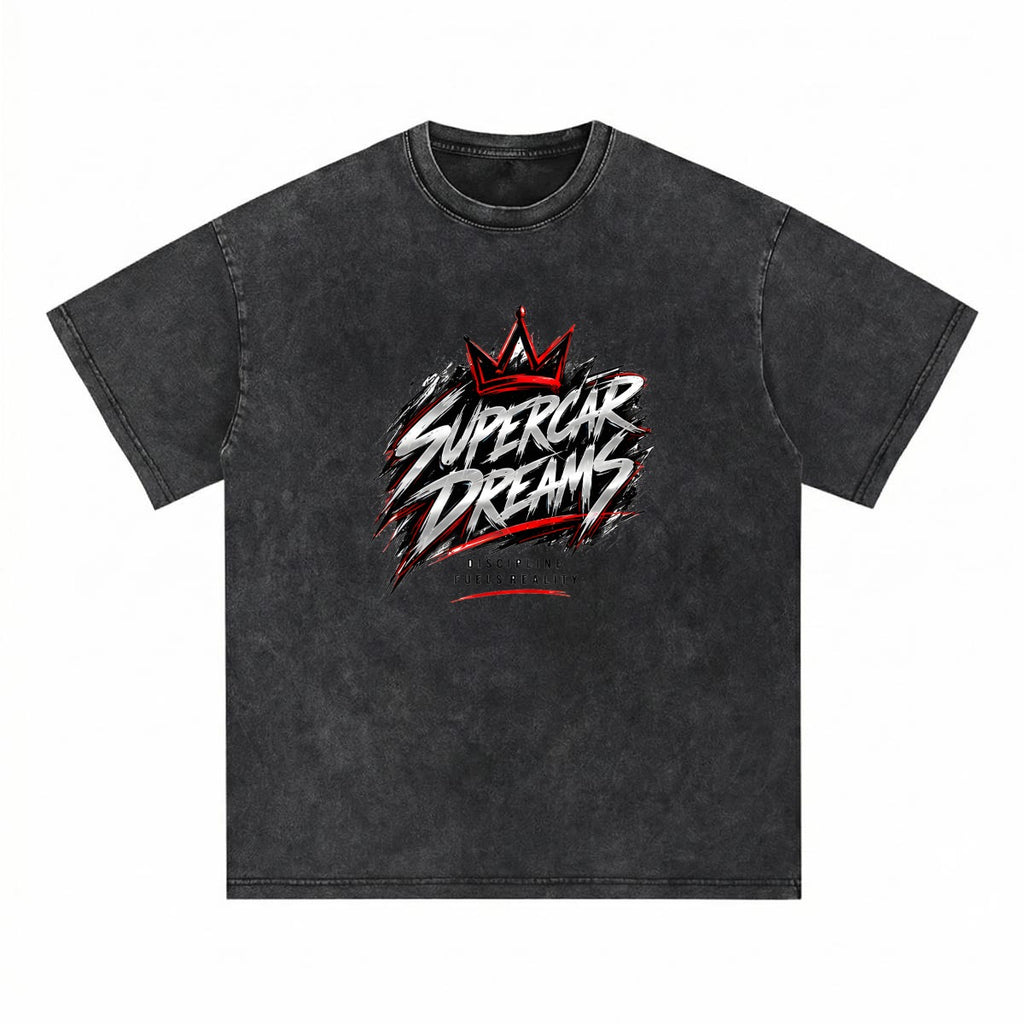 NM9 Executive Collection Heavyweight Tee | Supercar Dreams | Black