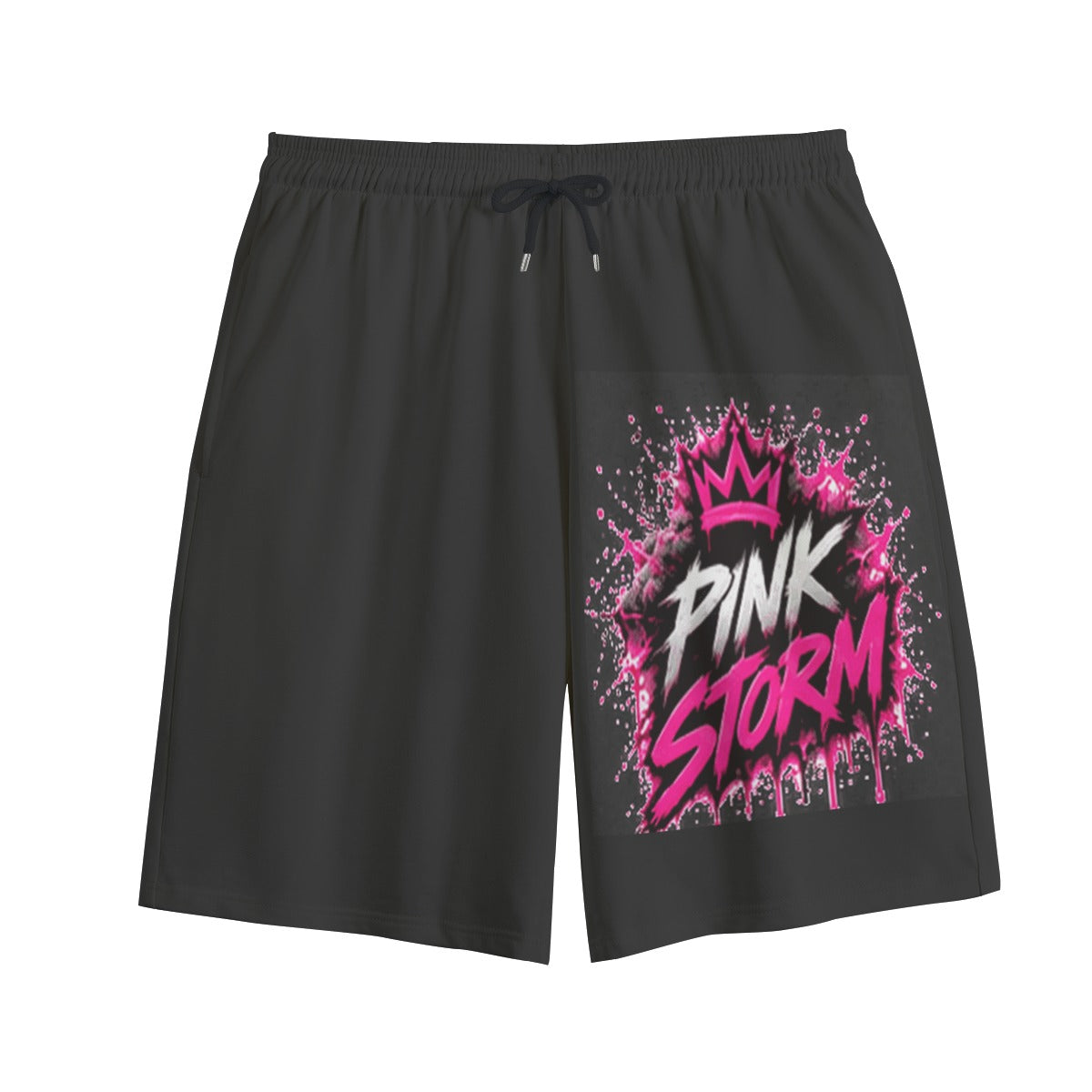 NM9 Pink Collection Sweat Shorts | Pink Storm | Black