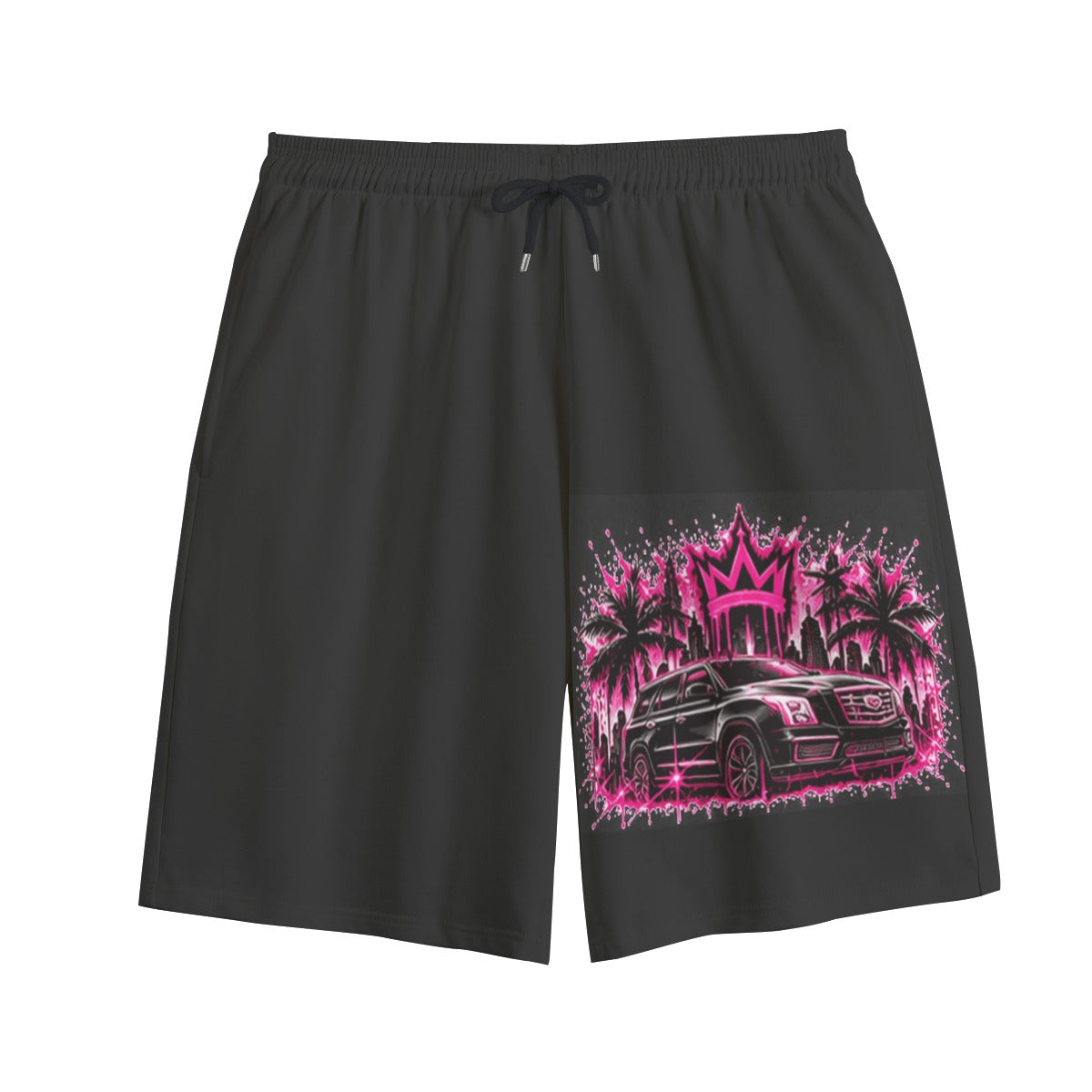 NM9 Pink Collection Sweat Shorts | Legacy Mode | Black