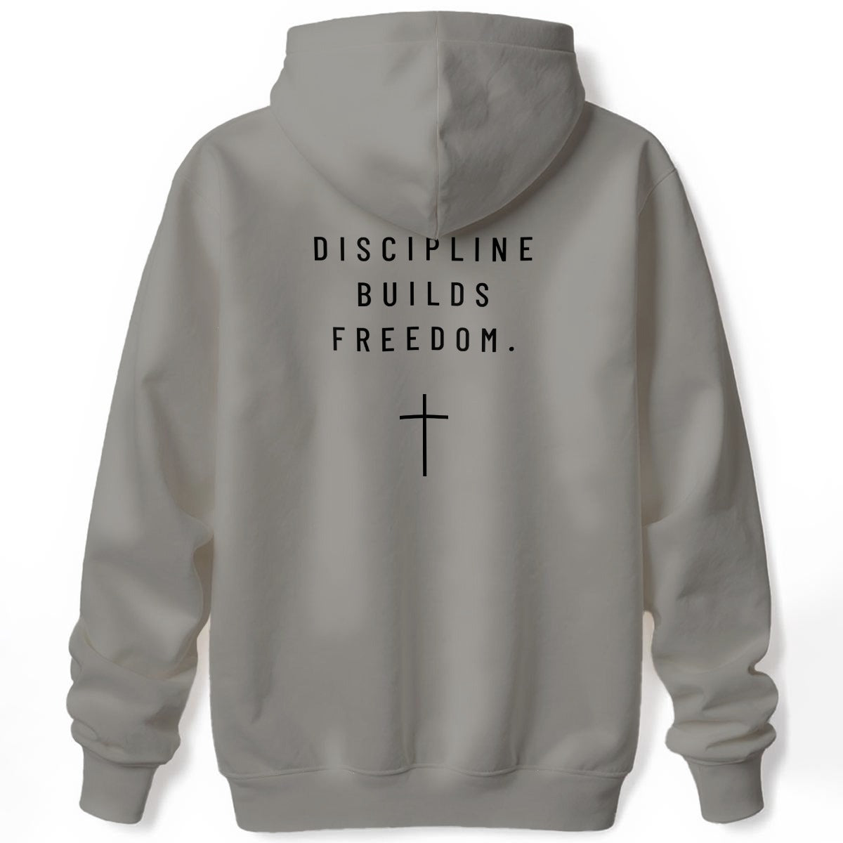 NM9 Standard Collection Hoodie | Discipline Builds Freedom | Stone Gray