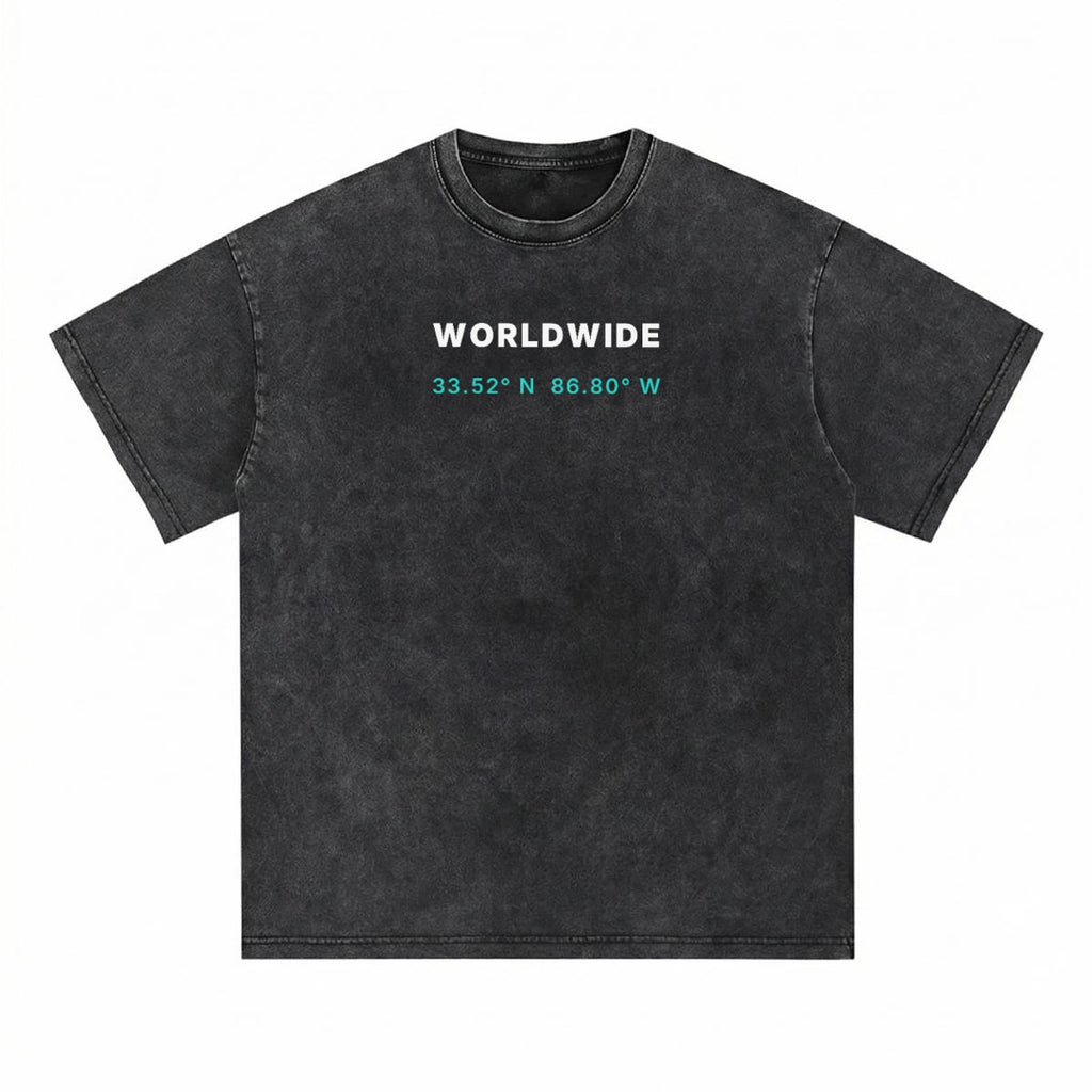 NM9 Ice Collection Heavyweight Tee | Worldwide | Black