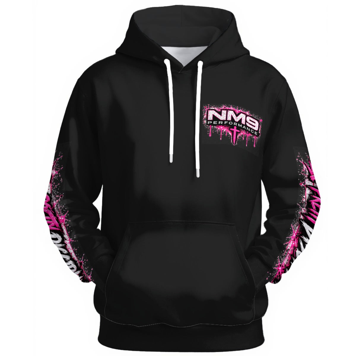 NM9 Pink Collection Hoodie | Pretty Discipline Chest | Black