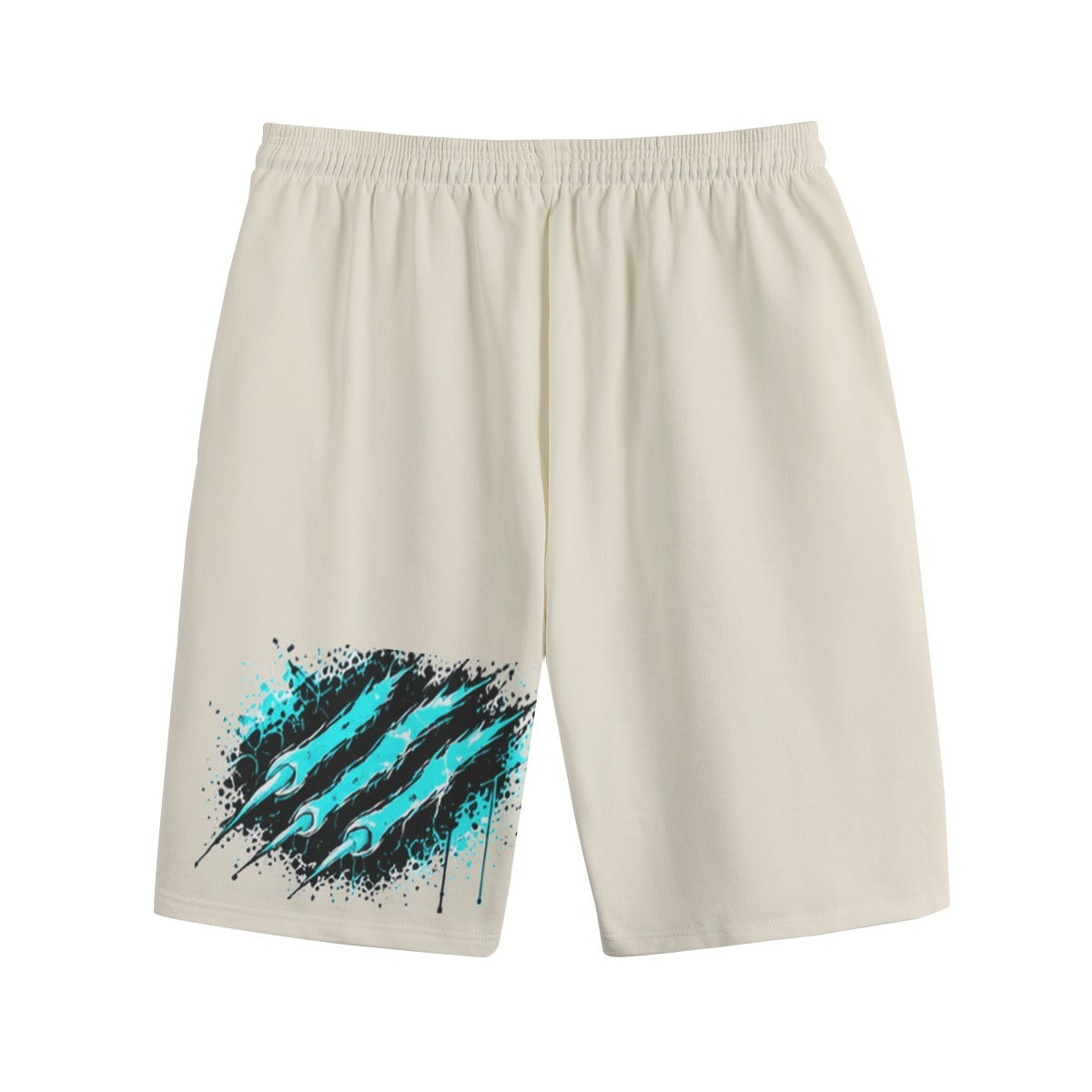 NM9 Ice Collection Sweat Shorts | Built Different Leader Of The Pack | Bone