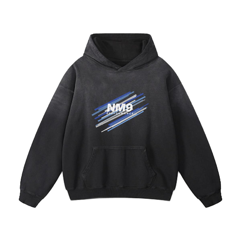 NM9 Performance Heavyweight Hoodie | Speed | Black