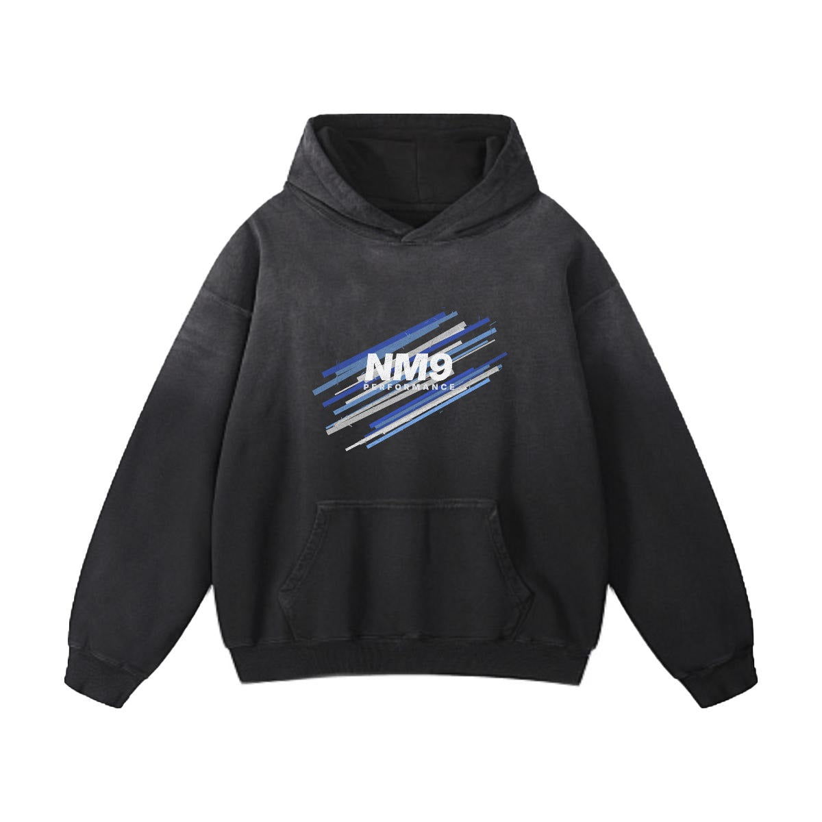 NM9 Performance Heavyweight Hoodie | Speed | Black