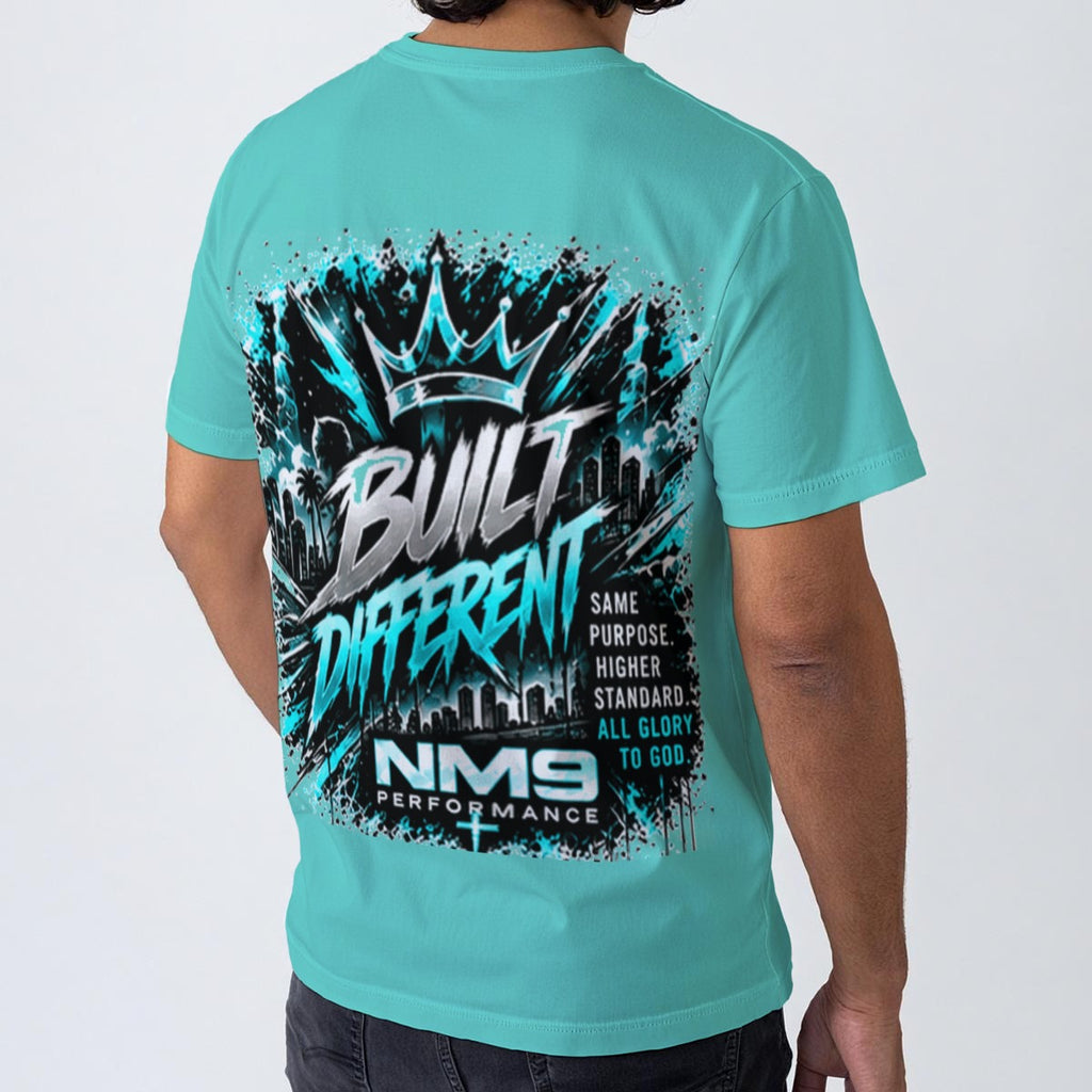 NM9 Ice Collection Tee | Built Different Mifsud 9 Edition | Ice Teal