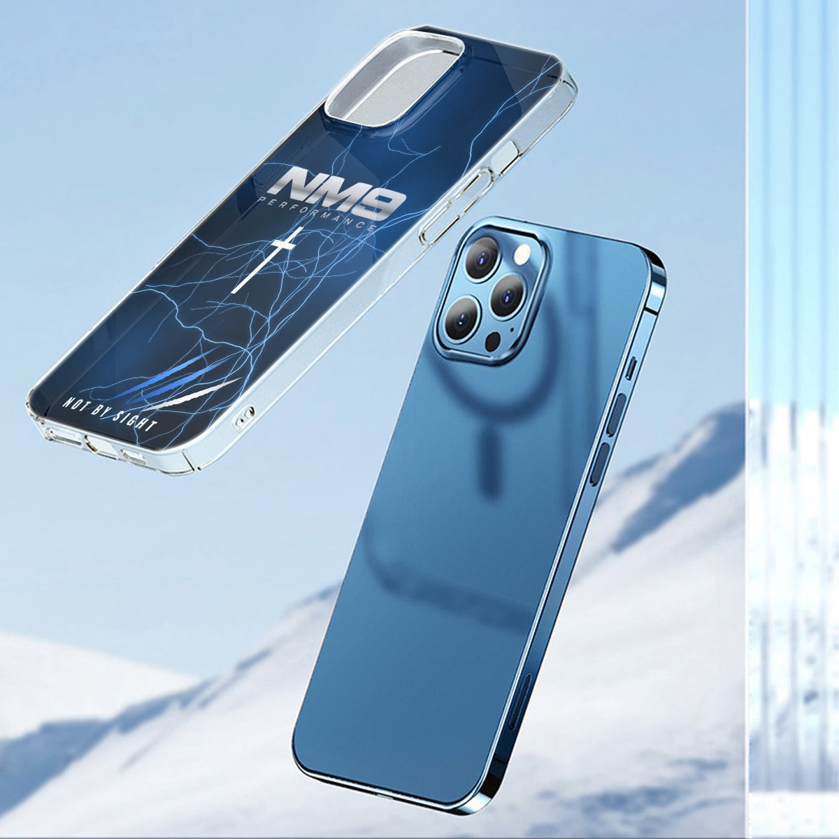 NM9 Phone Case | Blue Storm | iPhone 13 Series