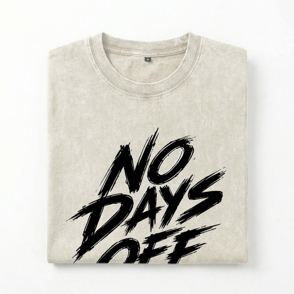 NM9 Executive Collection Heavyweight Tee | No Days Off | Bone