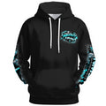 NM9 Ice Collection Hoodie | Jet Mentality Series Chest | Black