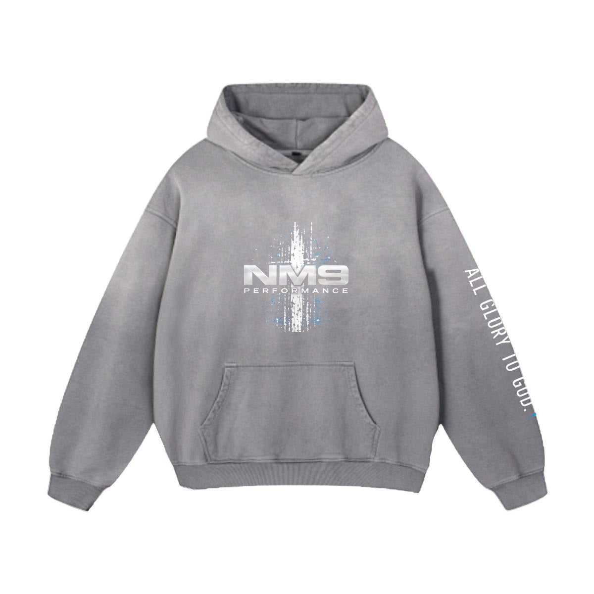 NM9 Signature Series Heavyweight Hoodie | Discipline Builds Freedom | Grey