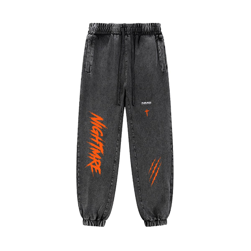 NM9 Nightmare Collection Heavyweight Joggers | Nightmare | Black