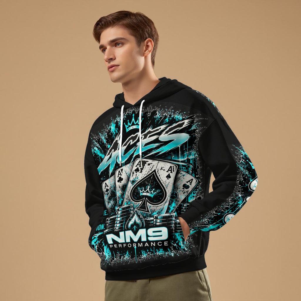 NM9 Ice Collection Hoodie | Aces Series | Black