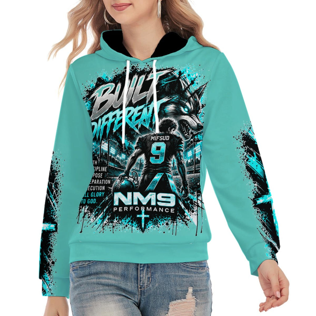 NM9 Ice Collection Hoodie | Built Different Mifsud 9 Edition | Ice Teal